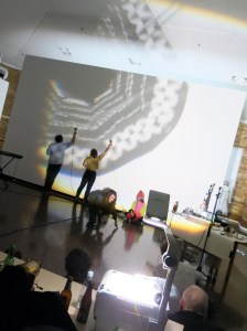 ANU School of Art Photography and Media Arts Students perform with Ross Manning