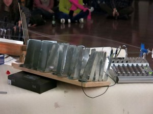 Ross Manning's standing wave percussion