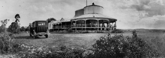 View of the Observatory restaurant at Camp Hill Brisbane, 1924